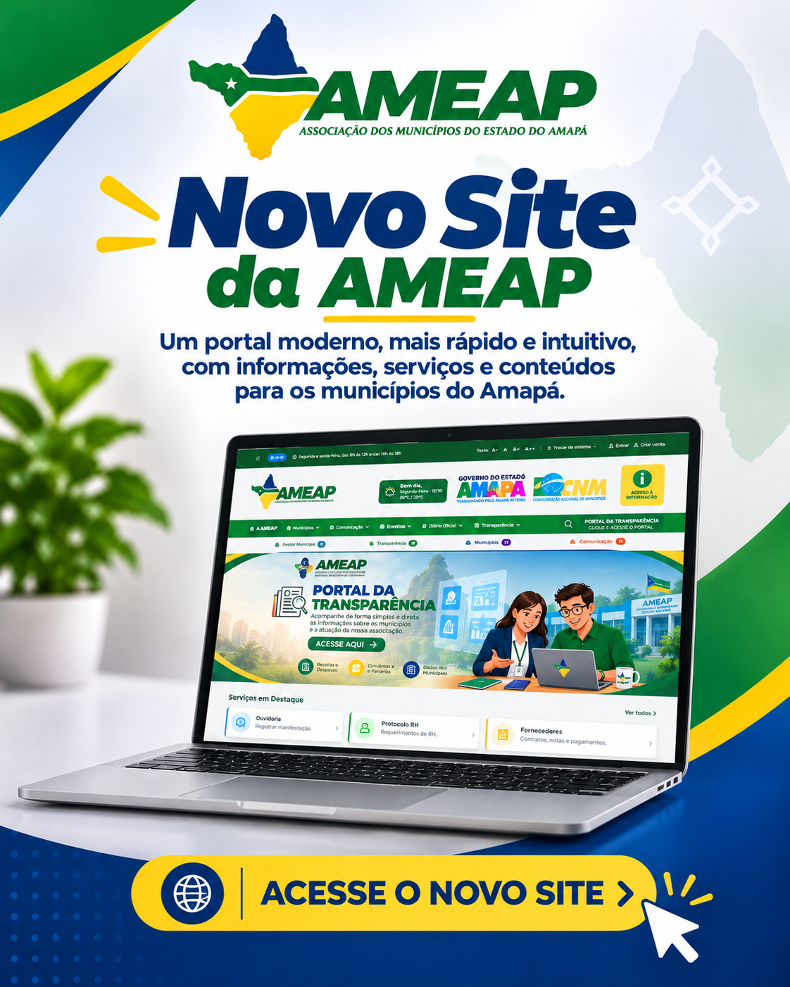 Novo site da AMEAP