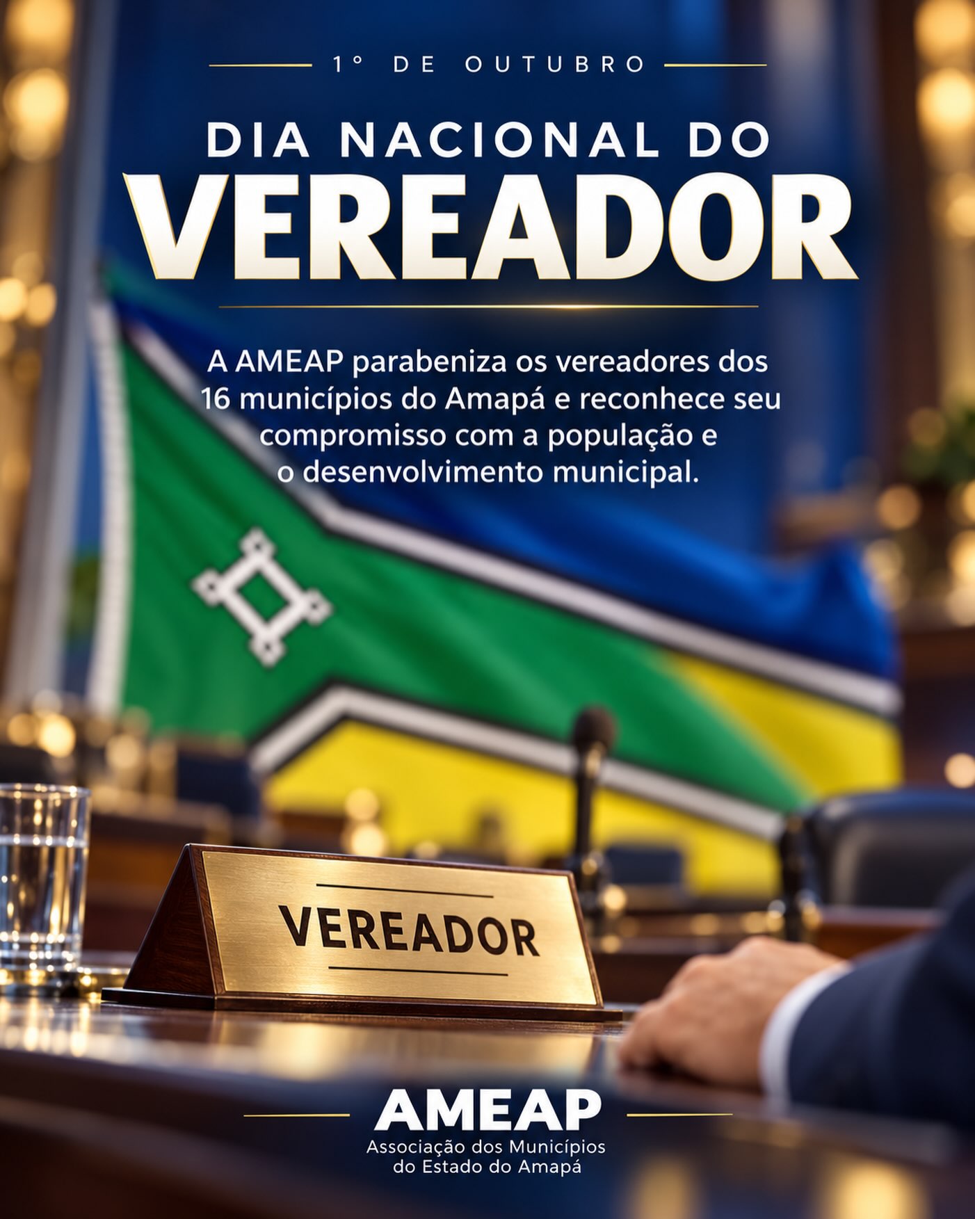 AMEAP celebra Dia Nacional do Vereador e destaca compromisso dos legisladores municipais do Amapá